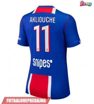 Lacne Ženy Futbalové dres Paris Saint-Germain Maghnes Akliouche #11 2026-27 Krátky Rukáv - Domáci